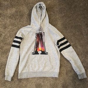 Girls Gray Adidas Hoodie